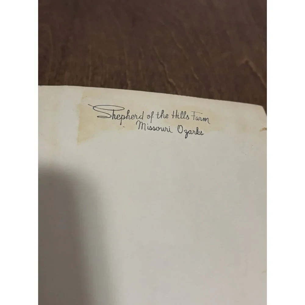 Harold Bell Wright Hardcover The Shepherd of the Hills Stamped Autograph 1970 - Picture 6 of 10